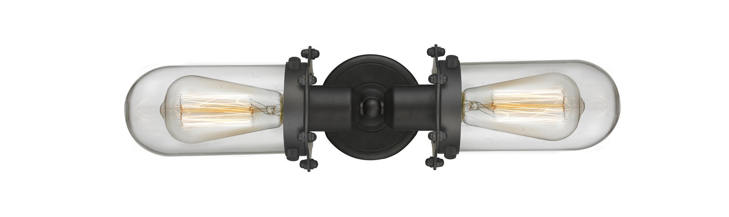 Innovations 900-2W-OB-CE231-OB-CL Two Light Bath Vanity, Oil Rubbed Bronze