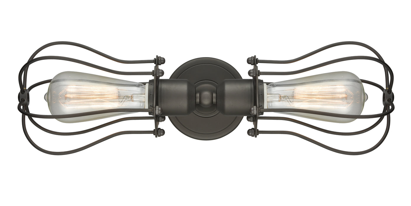 Innovations 900-2W-OB-CE513-OB Two Light Bath Vanity, Oil Rubbed Bronze