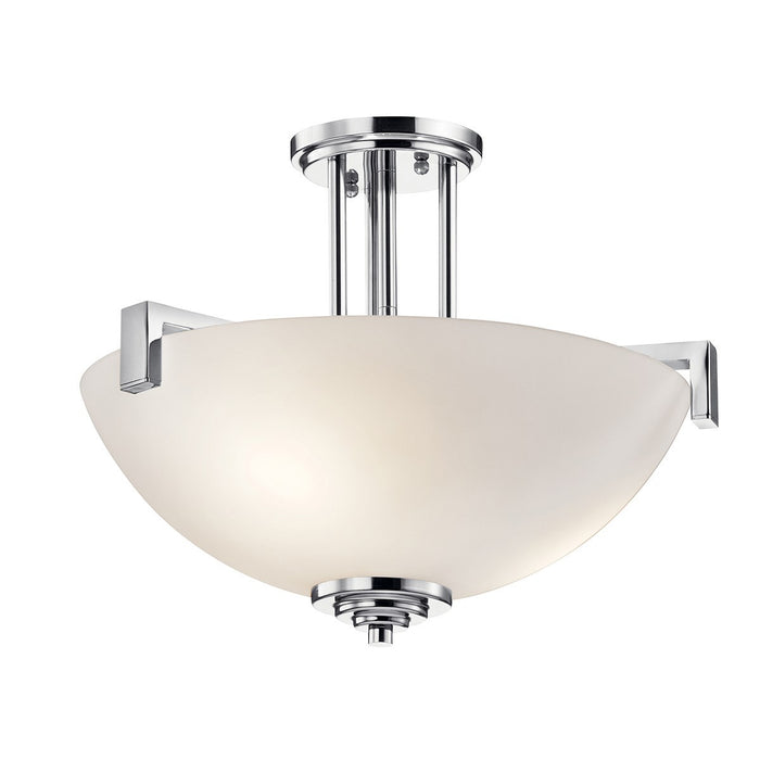 Kichler 3797CHL18 LED Pendant/Semi Flush, Chrome