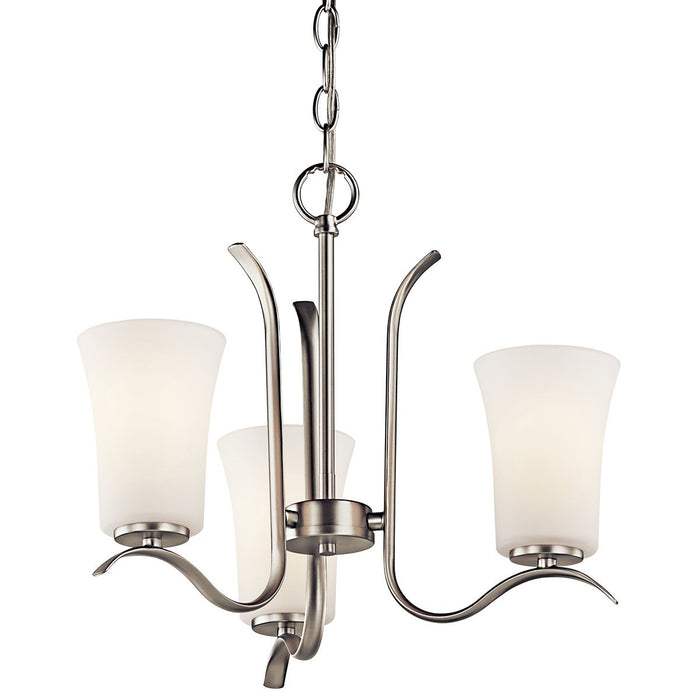 Kichler 43073NIL18 LED Mini Chandelier, Brushed Nickel