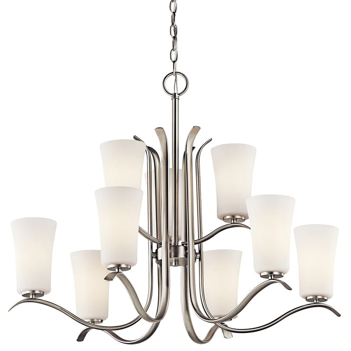 Kichler 43075NIL18 LED Chandelier, Brushed Nickel