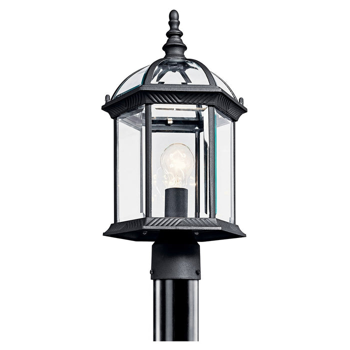 Kichler 49187BKL18 LED Outdoor Post Mount, Black