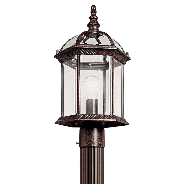 Kichler 49187TZL18 LED Outdoor Post Mount, Tannery Bronze