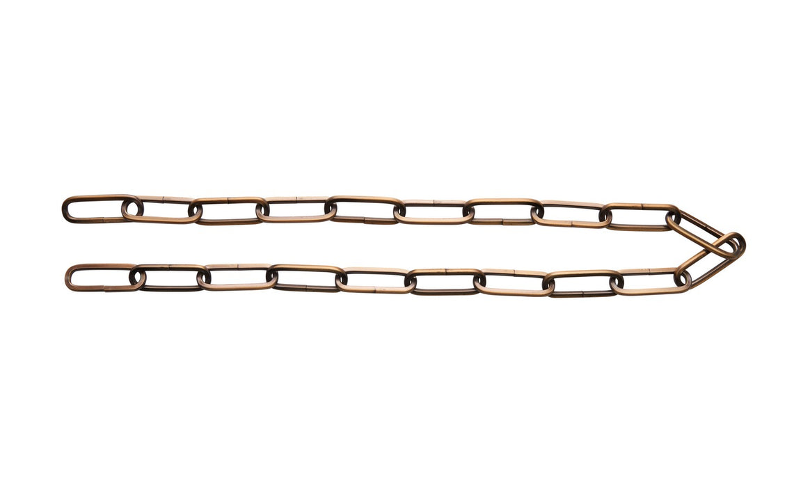 Kichler 4921NBR Chain, Natural Brass