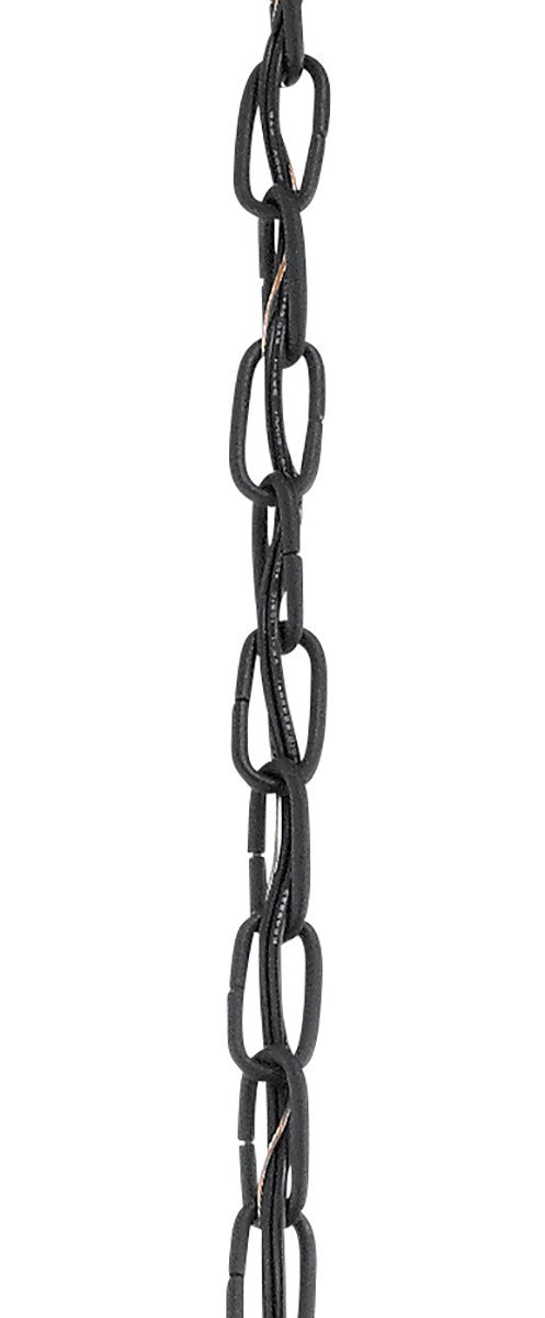 Kichler 4927BKT Outdoor Chain, Textured Black