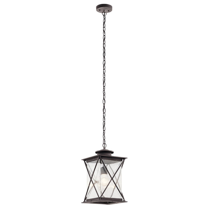 Kichler 49747WZCL18 LED Outdoor Pendant, Weathered Zinc