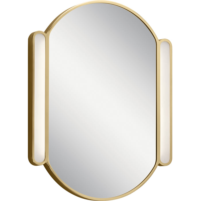 Kichler 84165CG LED Mirror, Champagne Gold
