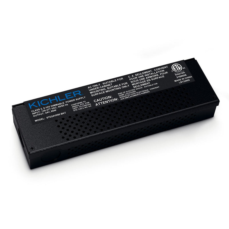 Kichler 8TD24V090BKT LED Driver, Textured Black