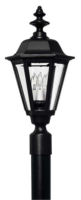 Hinkley 1441BK LED Post Top/ Pier Mount, Black