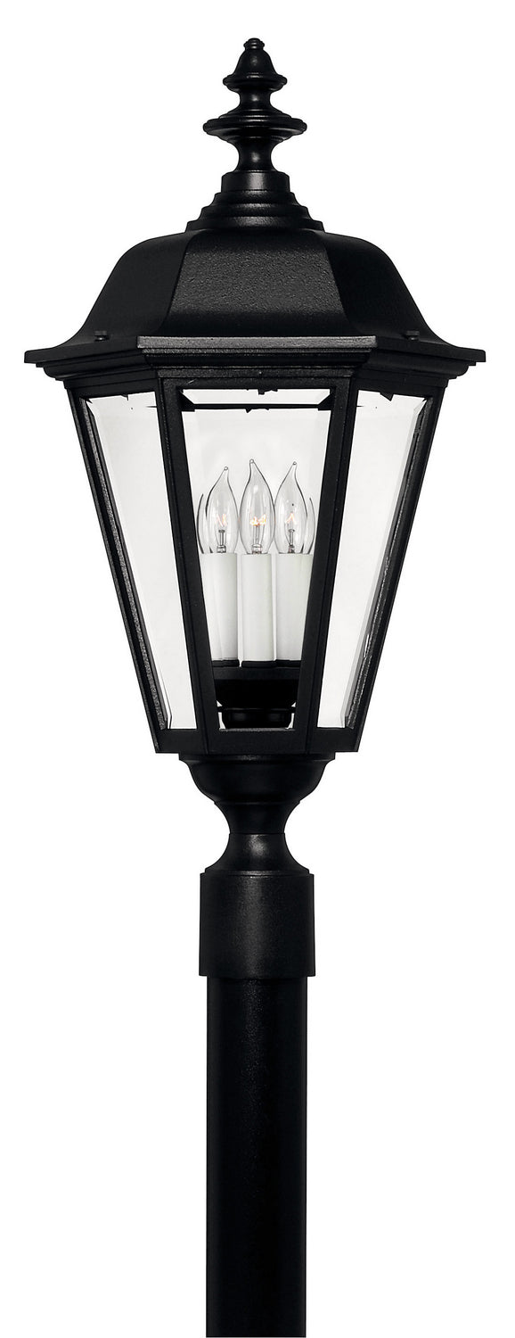 Hinkley 1471BK LED Post Top/ Pier Mount, Black