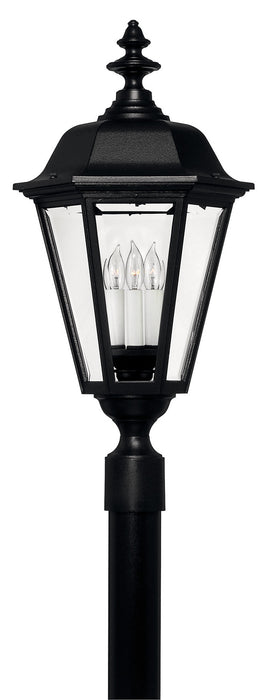 Hinkley 1471BK LED Post Top/ Pier Mount, Black