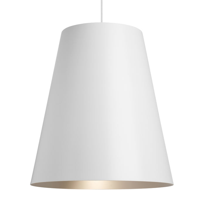 Visual Comfort Modern 700TDGUNPWS One Light Pendant