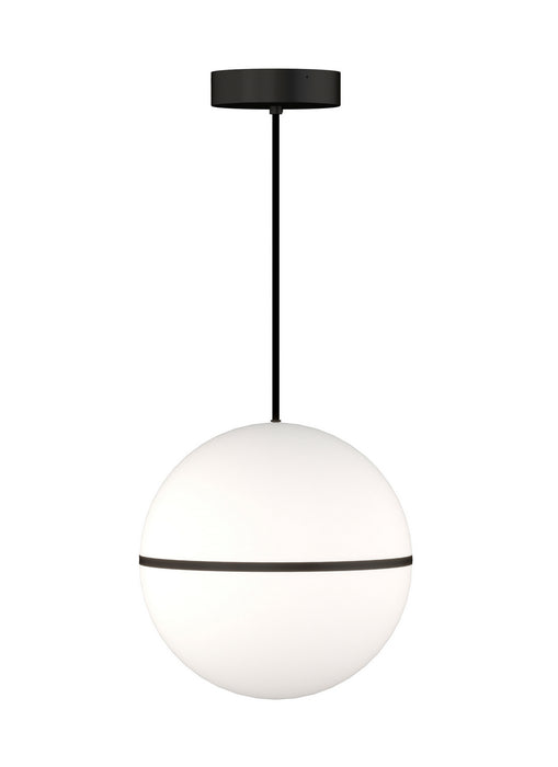 Visual Comfort Modern 700TDHNE13B-LED930 LED Pendant, Nightshade Black