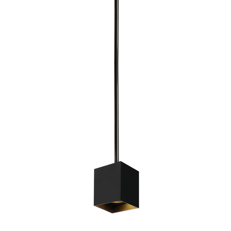 Visual Comfort Modern 700TDEXOP63630BB-LED927 LED Pendant, Black