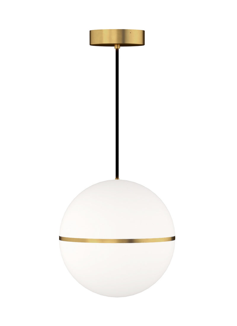 Visual Comfort Modern 700TDHNE13NB-LED930 LED Pendant, Natural Brass