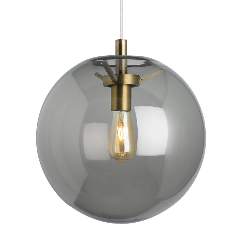 Visual Comfort Modern 700TDPLNPKR-LED927 LED Pendant, Aged Brass