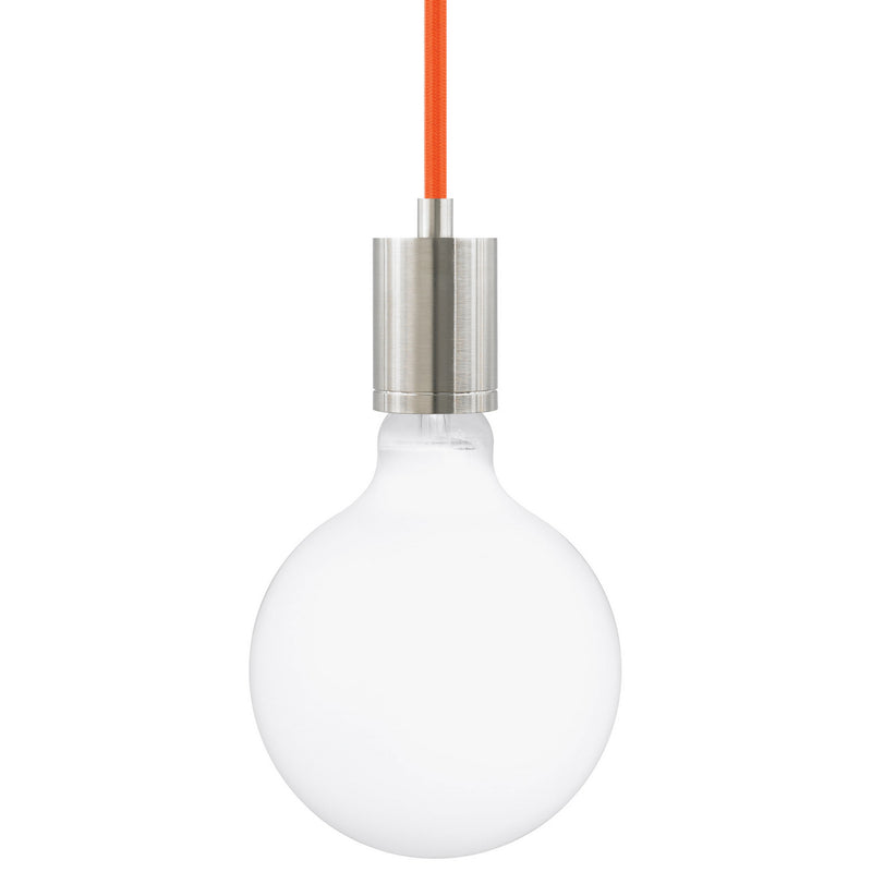 Visual Comfort Modern 700TDSOCOPM08OS One Light Pendant, Satin Nickel
