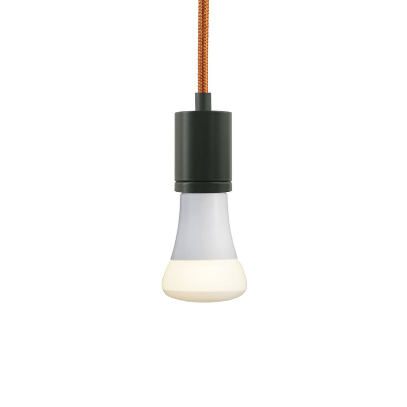 Visual Comfort Modern 700TDSOCOPM08PZ One Light Pendant, Antique Bronze