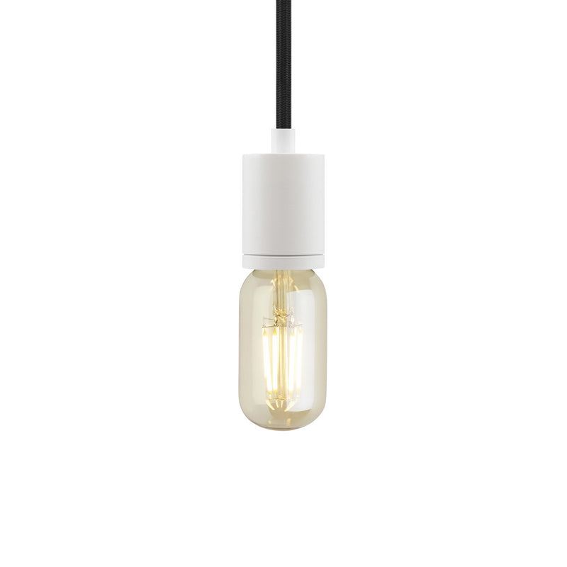Visual Comfort Modern 700TDSOCOPM24BW One Light Pendant, White