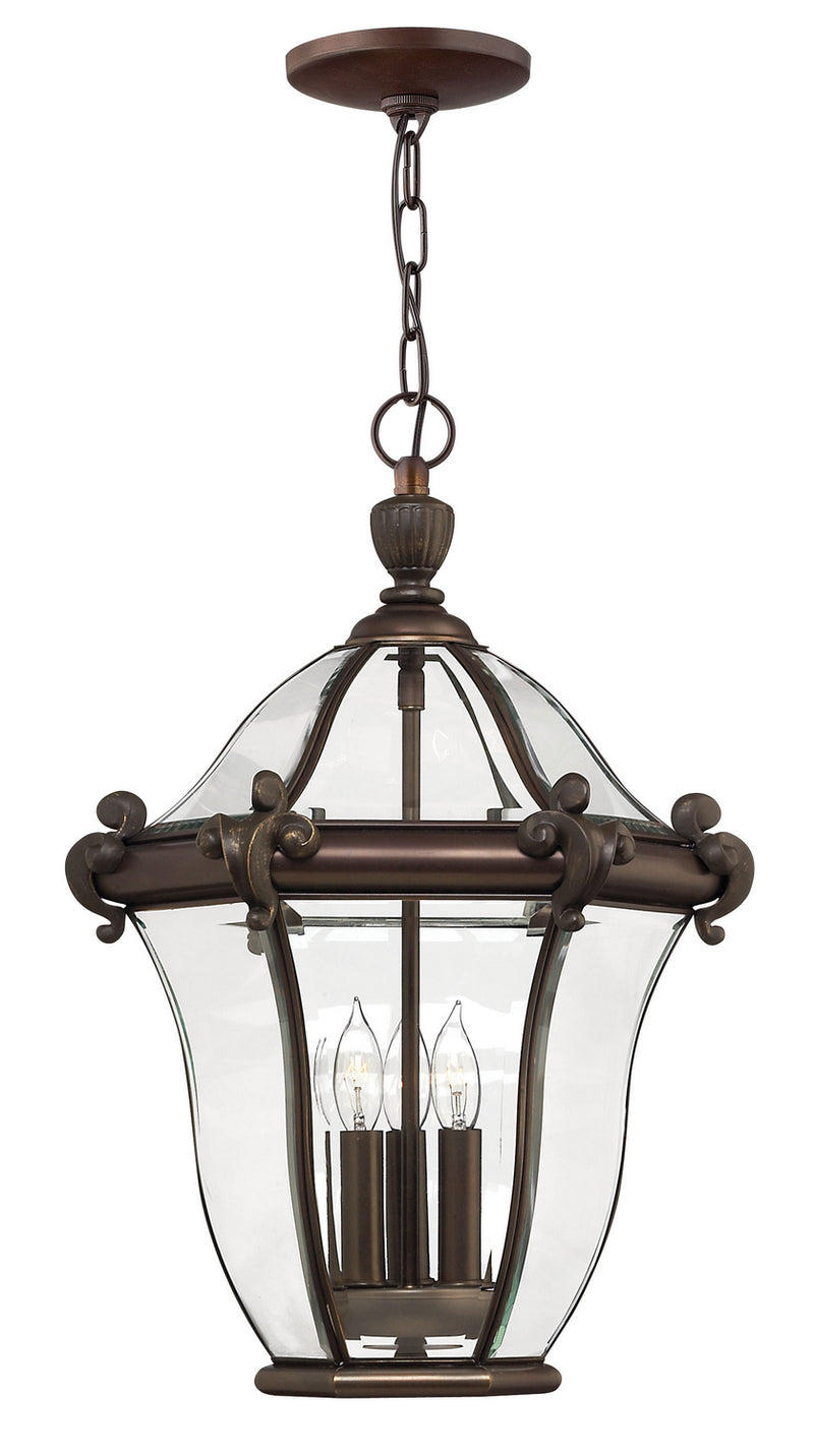 Hinkley 2442CB LED Hanging Lantern, Copper Bronze