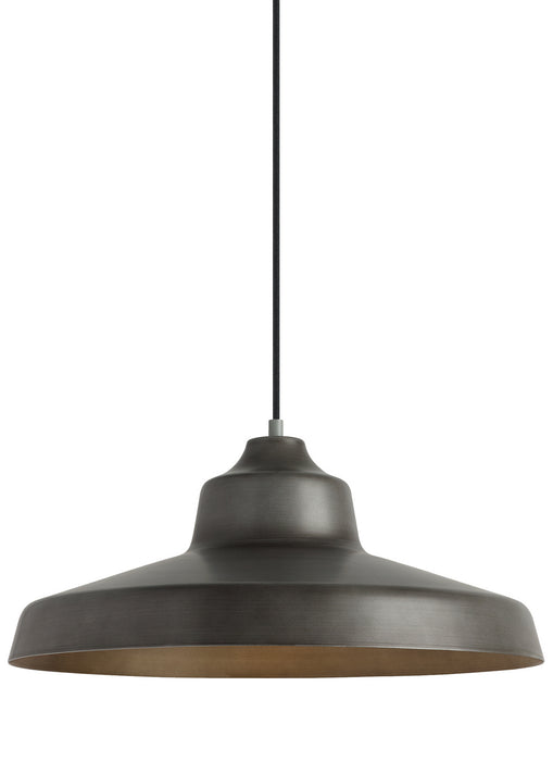 Visual Comfort Modern 700TDZVOFG-LED930 LED Pendant, Fossil Gray