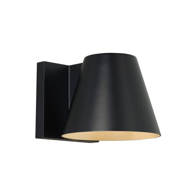 Visual Comfort Modern 700WSBOW6B-LED827-277 LED Outdoor Wall Mount, Black