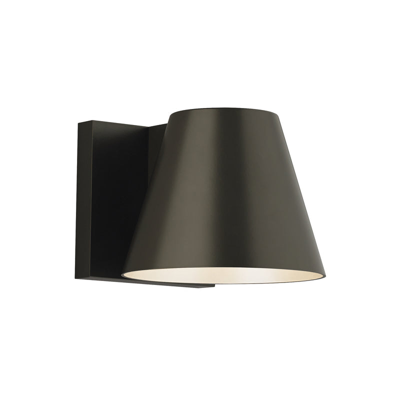 Visual Comfort Modern 700WSBOW6Z-LED827-277 LED Outdoor Wall Mount, Bronze