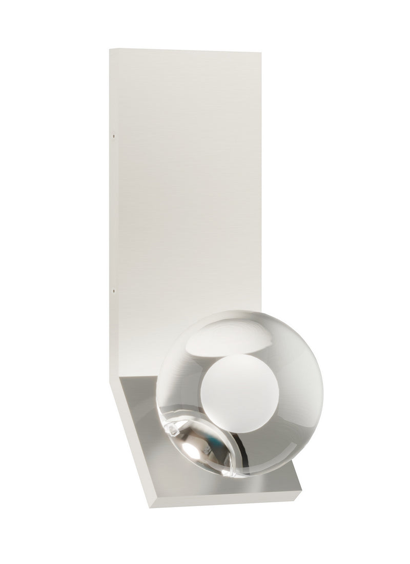Visual Comfort Modern 700WSMINAN-LED930-277 LED Wall Sconce, Polished Nickel