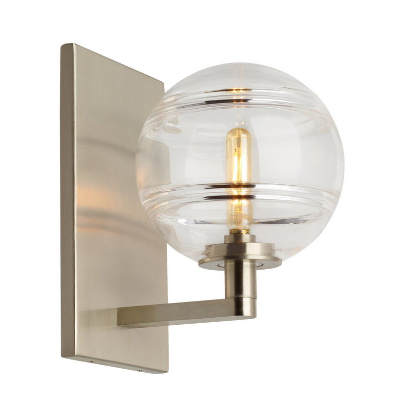 Visual Comfort Modern 700WSSDNCS One Light Wall Sconce, Satin Nickel