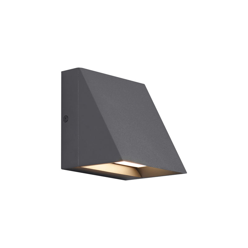 Visual Comfort Modern 700WSPITSH-LED830 LED Outdoor Wall Mount, Charcoal