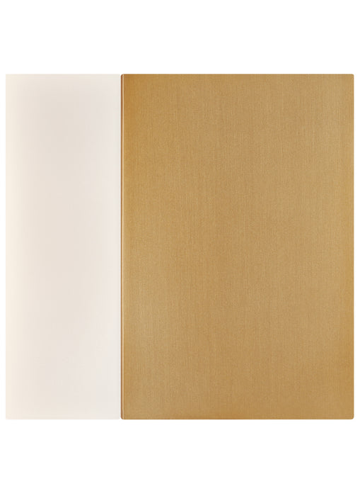 Visual Comfort Modern 700WSMTRR-LED930-277 LED Wall Mount, Aged Brass