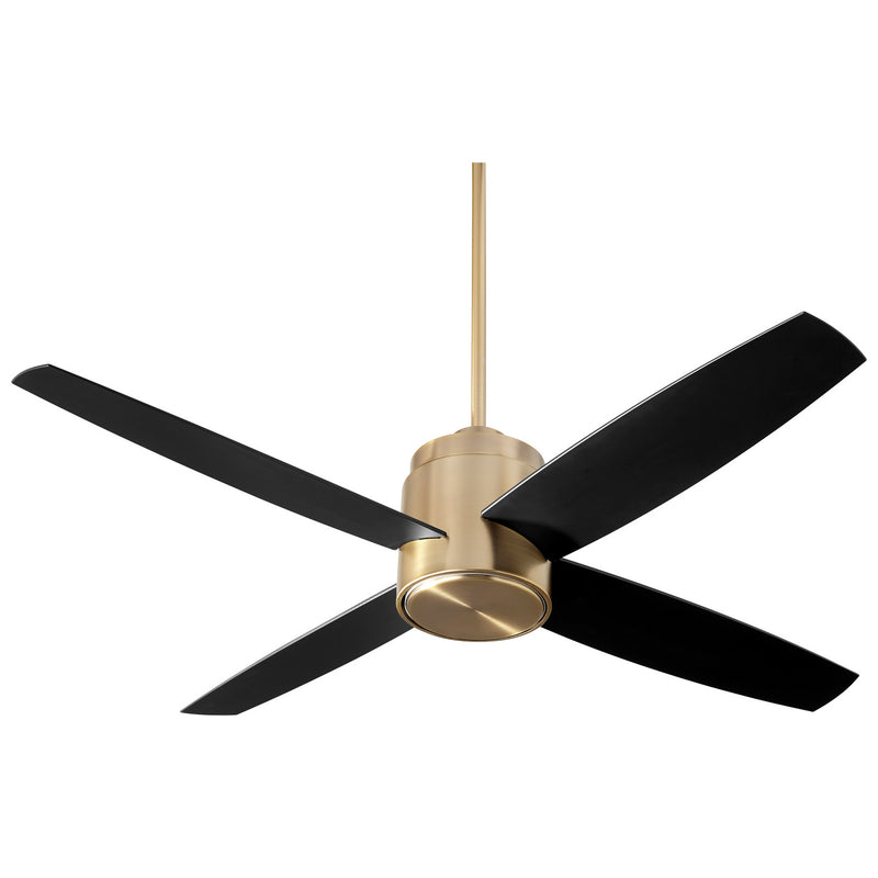 Quorum 3-101-40 52"Ceiling Fan, Aged Brass