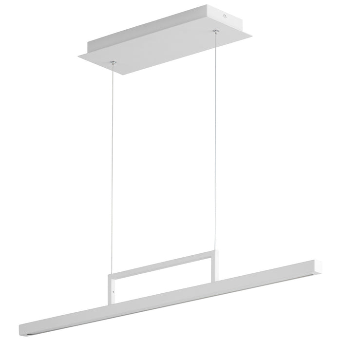 Oxygen 3-66-6 LED Pendant, White