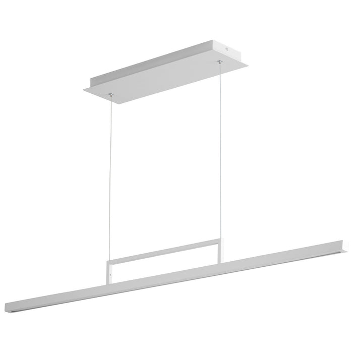 Oxygen 3-67-6 LED Pendant, White