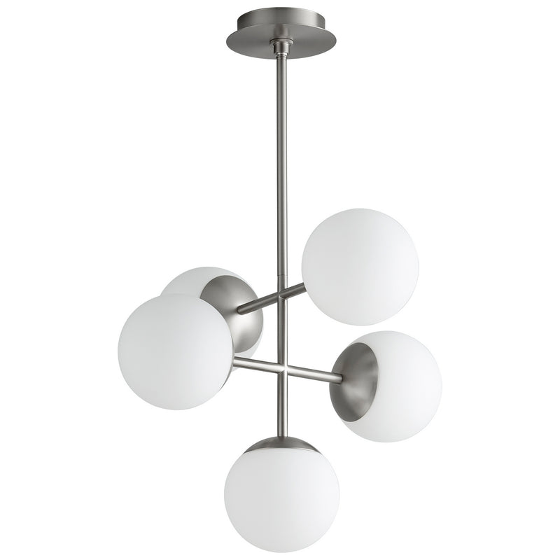 Quorum 3-680-24 LED Pendant, Satin Nickel