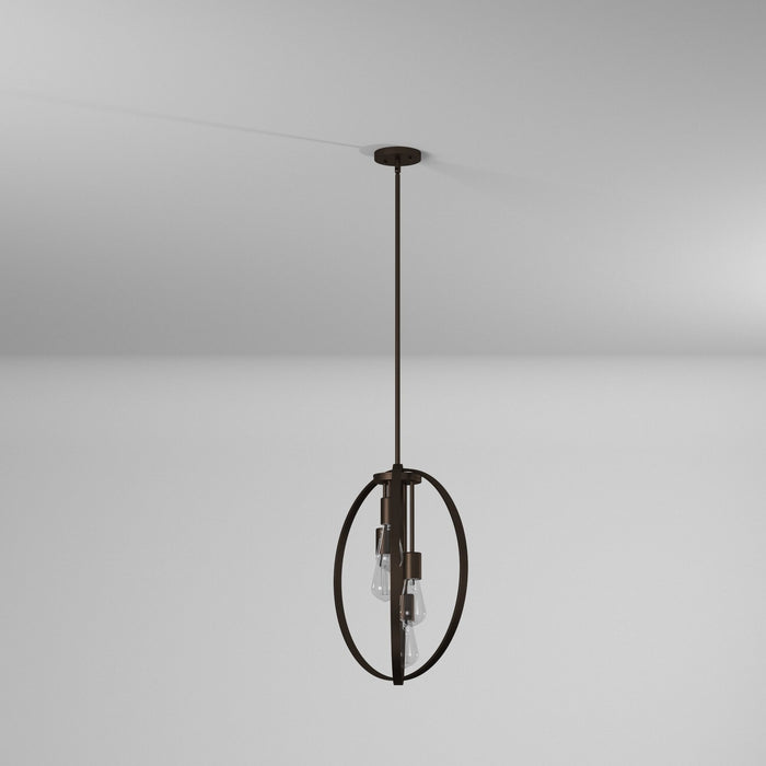 Artcraft AC10884OB Four Light Chandelier, Oil Rubbed Bronze