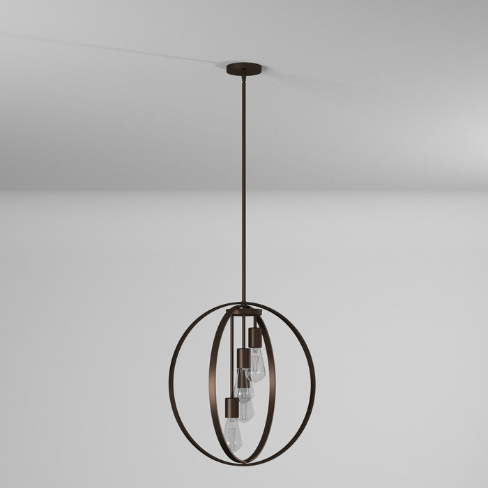 Artcraft AC10884OB Four Light Chandelier, Oil Rubbed Bronze
