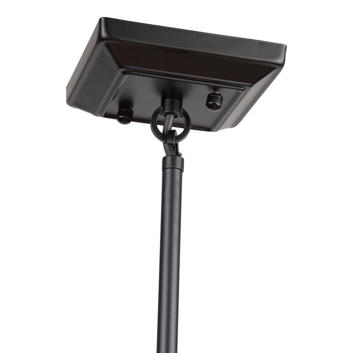 Artcraft AC11441CH 12 Light Chandelier, Matte Black & Chrome