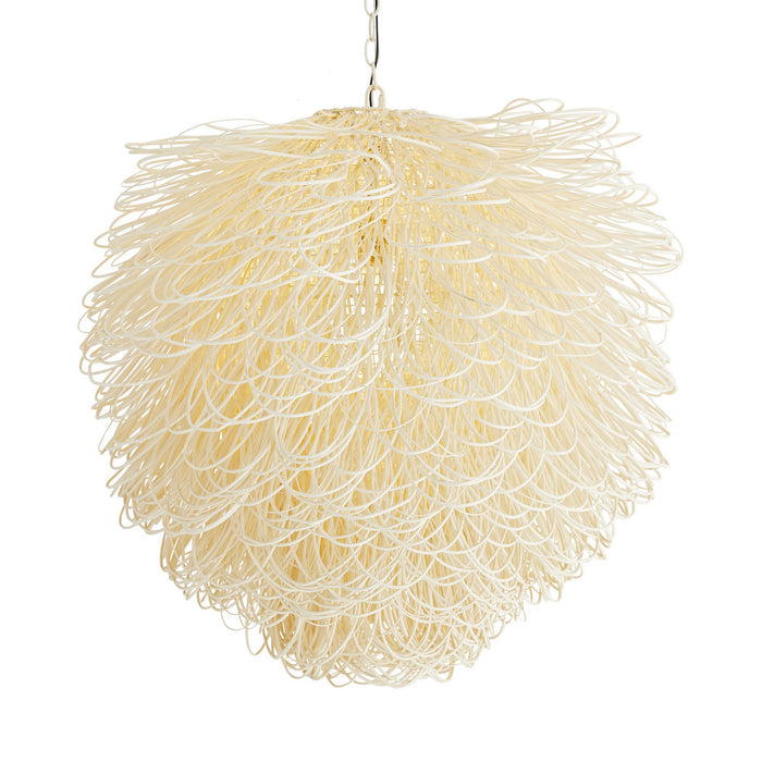 Arteriors 89646 One Light Chandelier, White