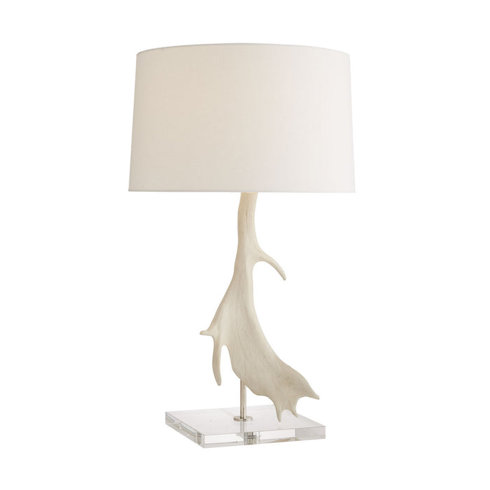 Arteriors DW49009-462 Two Light Table Lamp, Matte White