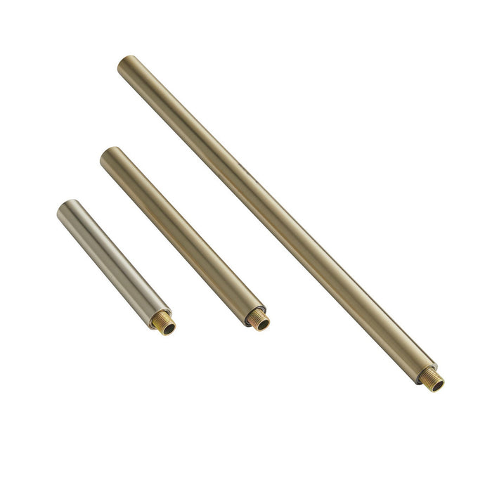 Arteriors PIPE-182 Extension Pipe, Pale Brass