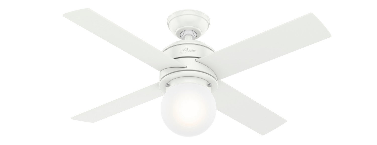 Hunter 50275 44" Ceiling Fan, Matte White