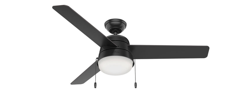 Hunter 50386 52" Ceiling Fan, Matte Black