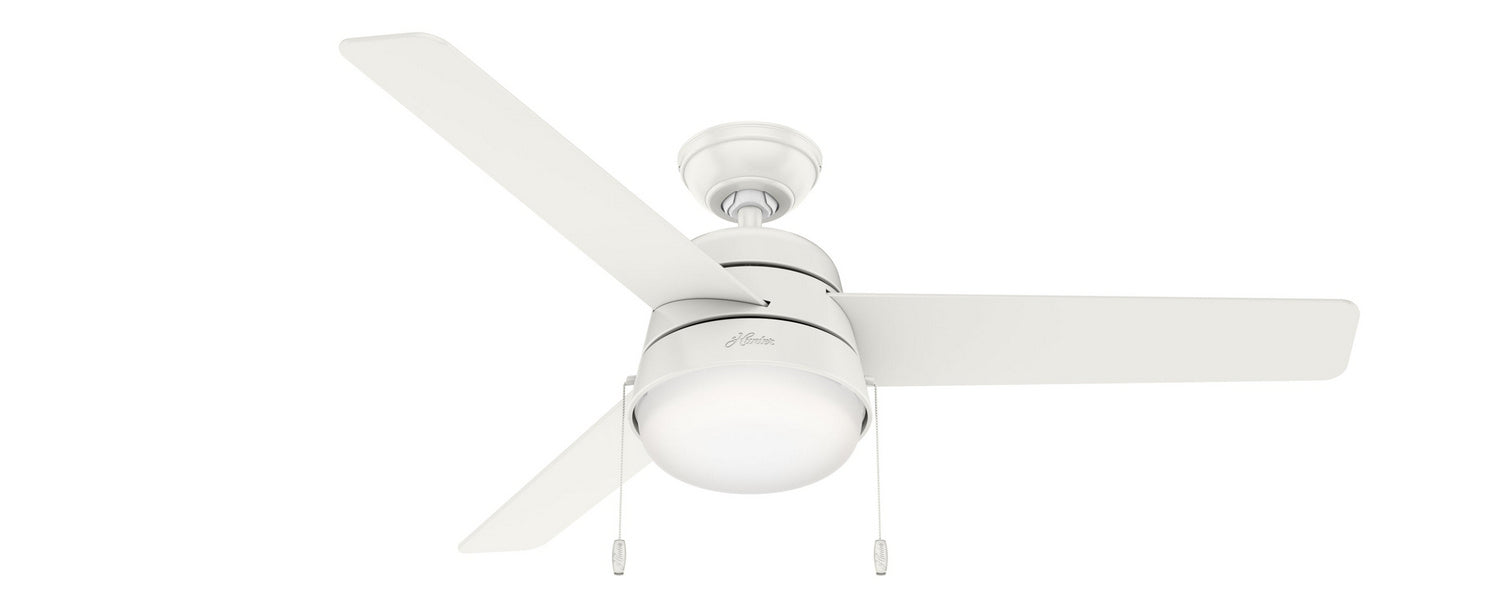 Hunter 50387 52" Ceiling Fan, Fresh White