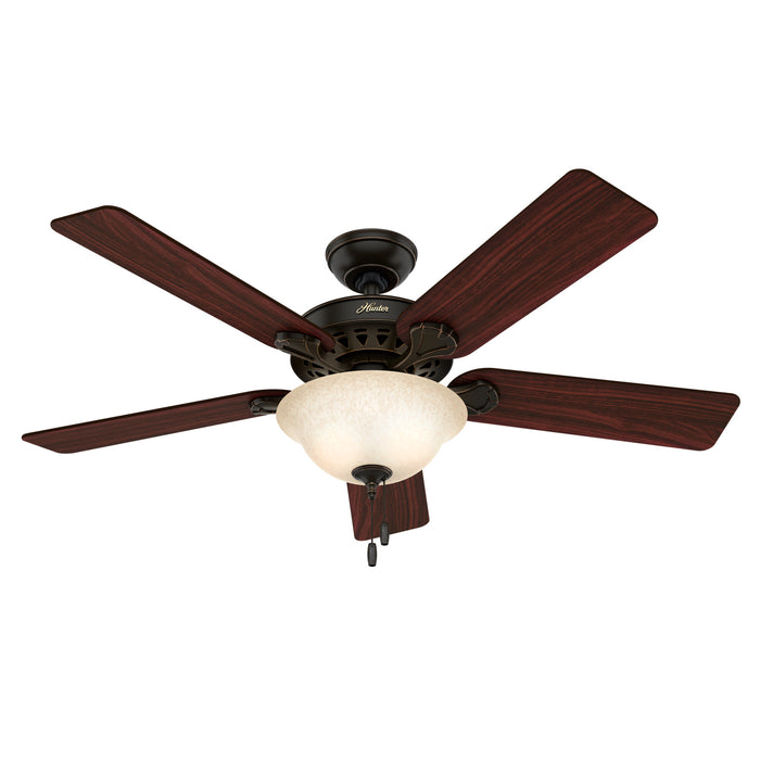 Hunter 53159 52" Ceiling Fan, Onyx Bengal