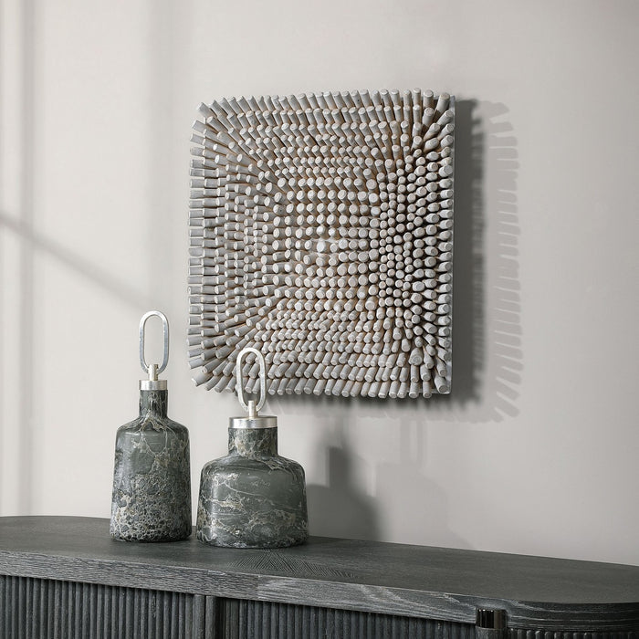 Uttermost 04264 Wall Panel, Light Wood