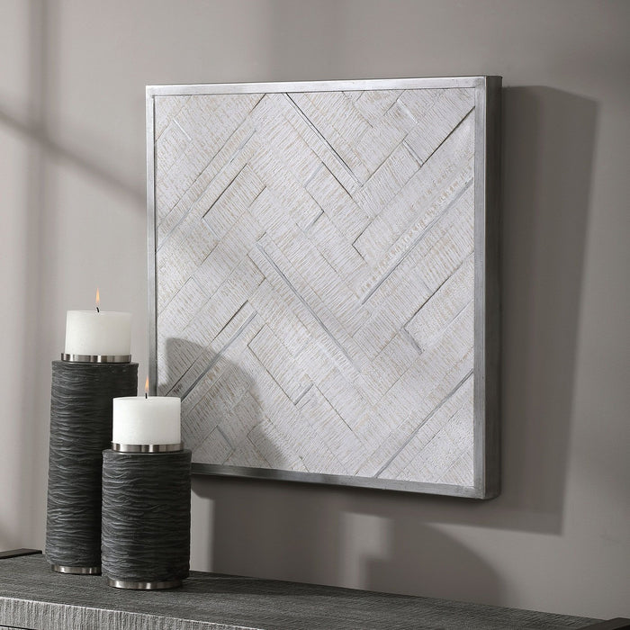 Uttermost 04265 Wall Decor, Brushed Silver