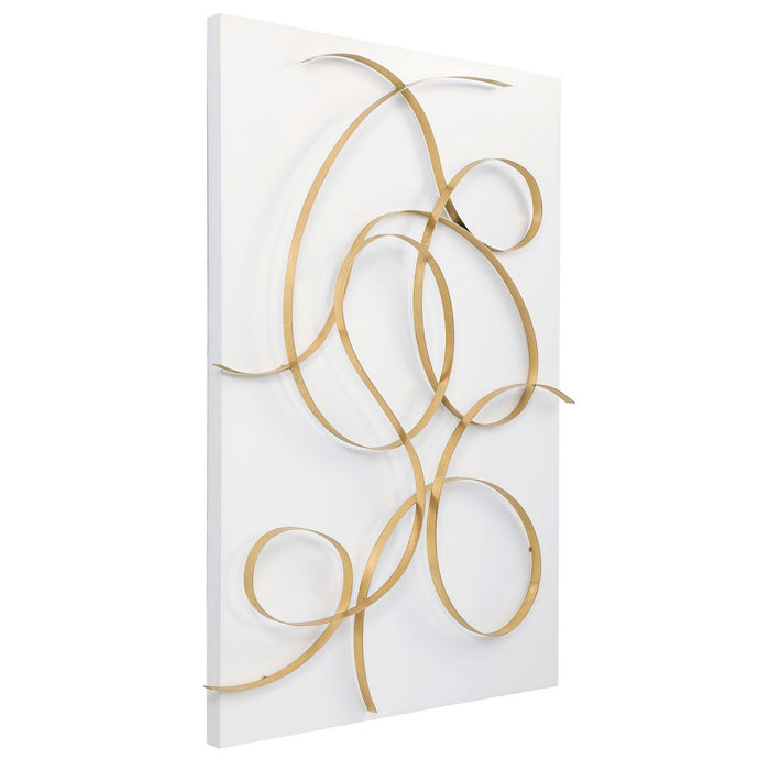Uttermost 04277 Wall Panel, Matte White