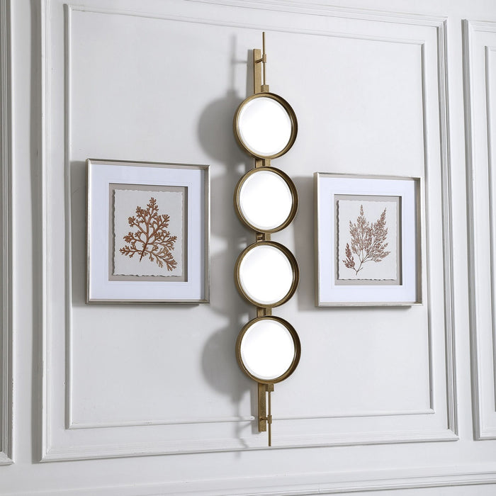 Uttermost 09666 Mirror, Gold Leaf