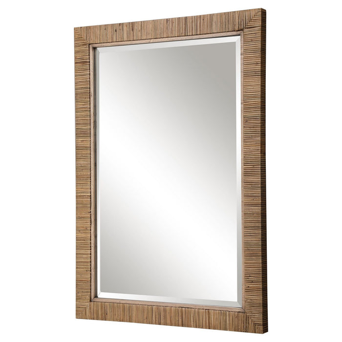Uttermost 09671 Mirror, Natural Rattan